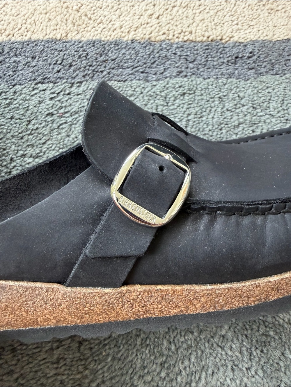 Birkenstock Black Buckley Clog Size 39 - Picture 4 of 5